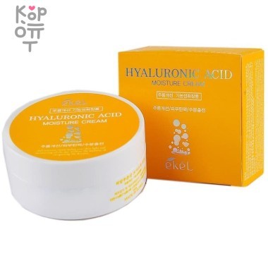 Ekel Hyaluronic Acid Moisture Cream- Крем для лица увлажняющий с Гиалуроновой Кислотой 100гр. — Корейские товары для всей семьи(КорОпт)