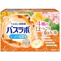 Hakugen HERS Bath Labo 4 Types of Warm and Soothing Bath Salts - Увлажняющая соль для ванны (вишня, гёкан, кипарис, мёд) 45гр.*12шт.табл.
