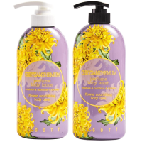 Jigott Chrysanthemum Perfume Body Wash - Парфюмированный гель для душа Хризантема 750мл.
