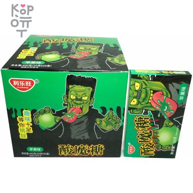 Кислая волшебная конфета Lilewang Монстры с дразнящим вкусом Яблока — Корейские товары для всей семьи(КорОпт)