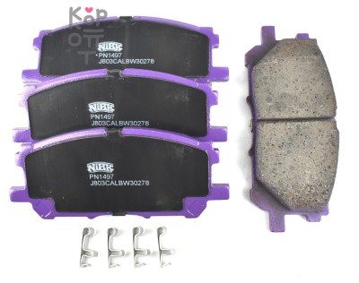 Колодки тормозные дисковые PF-1497 / AN687 / SN907 / PN-1497 / GP-02249 / D2249 / CD2249 FITURAMA