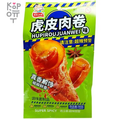 Снэк PengShi - Ядреный рулет из шкуры тигра, огненный, 38гр. &mdash; Корейские товары для всей семьи(КорОпт)