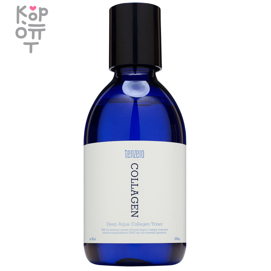 Tenzero Deep Aqua Collagen Toner - Увлажняющий тонер для лица с Коллагеном 200мл. фото 1 &mdash; Корейские товары для всей семьи(КорОпт)