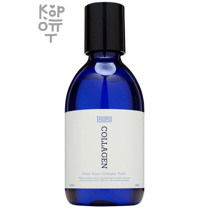 Tenzero Deep Aqua Collagen Toner - Увлажняющий тонер для лица с коллагеном 200 мл