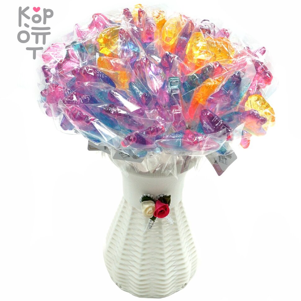 Леденец на палочке Jiu Jiu Long Sparkle Every Moment - Хрустальное счастье, купить с доставкой на дом фото 1 — Корейские товары для всей семьи(КорОпт)