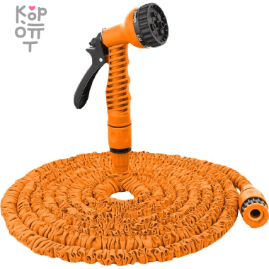 Набор для полива с растягивающимся шлангом 15м Вихрь — Корейские товары для всей семьи(КорОпт)