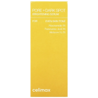 Celimax Pore+Dark Spot Brightening Serum - Сыворотка для выравнивания тона и рельефа кожи 30мл.  