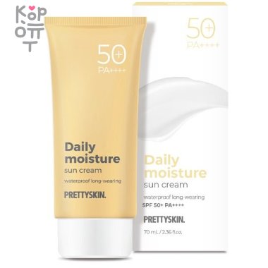 Pretty Skin Daily Moisture Sun Cream SPF50+PA++++ - Увлажняющий солнцезащитный крем 70мл. — Корейские товары для всей семьи(КорОпт)
