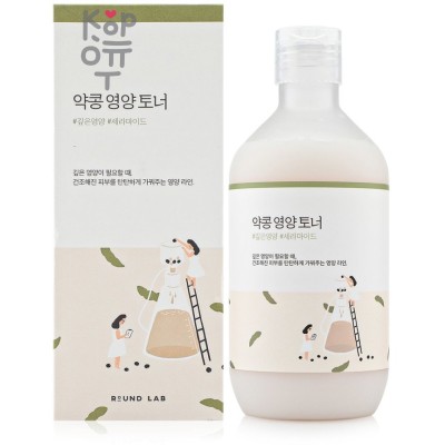Round Lab Soybean Nourishing Toner - Питательный тонер с экстрактом черных соевых бобов, 300мл. 