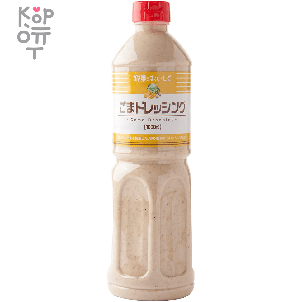 Kousyo - Соус кунжутный "Ароматная заправка с вкусными семенами кунжута", 1л., купить с доставкой на дом фото 1 — Корейские товары для всей семьи(КорОпт)