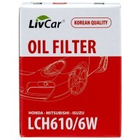 LIVCAR Oil Filter LCH610/6W / (C-809/C-415) - Масляный фильтр для Citroen, Fiat, Honda, Mazda, Mitsubishi