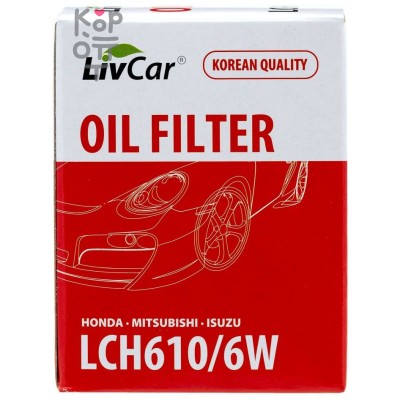 LIVCAR Oil Filter LCH610/6W / (C-809/C-415) - Масляный фильтр для Citroen, Fiat, Honda, Mazda, Mitsubishi