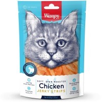 Wanpy Cat Лакомство для кошек «мягкая вяленая соломка» из курицы 80гр.