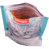 Wanpy Cat Лакомство для кошек «мягкая вяленая соломка» из курицы 80гр.