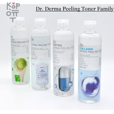 LEBELAGE Dr. Derma Peeling Toner - Отшелушивающий тонер для лица, 310мл. &mdash; Корейские товары для всей семьи(КорОпт)