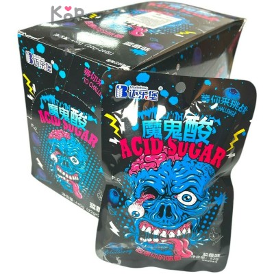 Кислая карамель Mailebao Sour Candy - Весеннее настроение, обострение, кислятина со вкусом Голубики