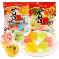 Ассорти из Желейного пудинга со множеством вкусов Hebei Xizhilang, 360гр.