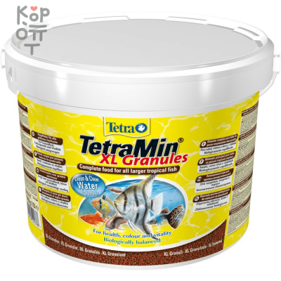 TetraMin XL Granules корм для всех видов рыб крупные гранулы 10 л (ведро)
