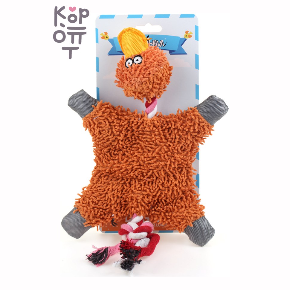 Игрушка для животных Селезень (оранж), (25 см) — ИГРУШКИ