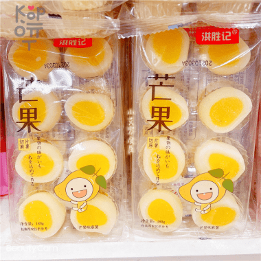 Моти со вкусом манго Hong Shengji Mochi, 180гр. — Корейские товары для всей семьи(КорОпт)