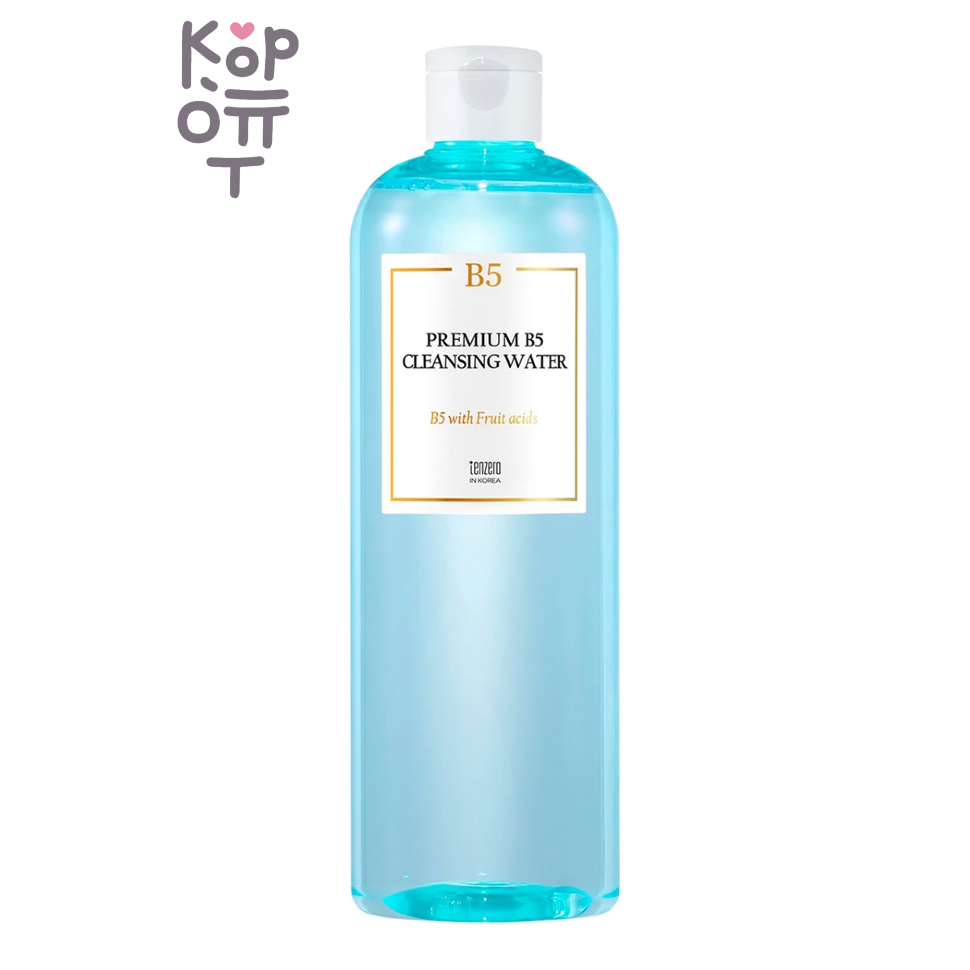 Tenzero Premium B5 Cleansing Water - Мицеллярная вода, для лица Парфюмированная, 500 г