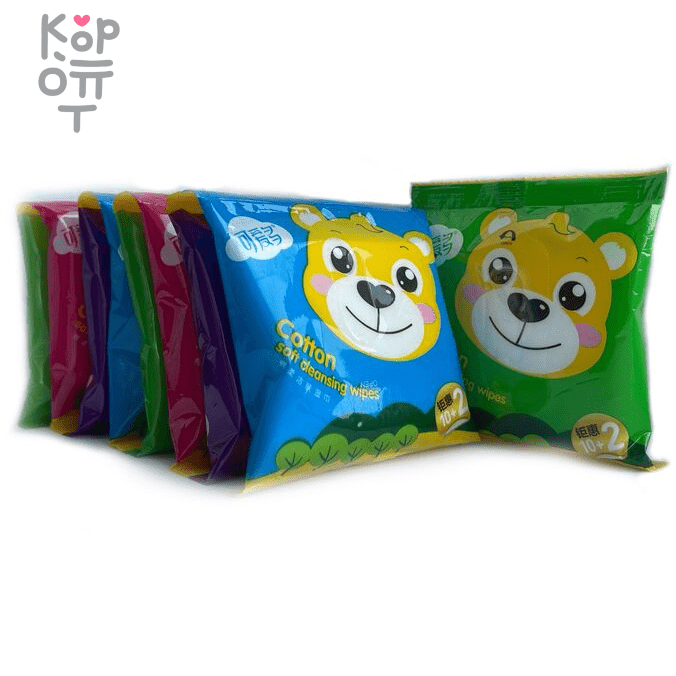 Koido Skincare Wipes - Влажные салфетки с фруктовой эссенцией, 12шт., отгрузка коробками по 300шт., купить с доставкой на дом фото 1 — Корейские товары для всей семьи(КорОпт)