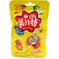 Леденец с восхитительным фруктовым вкусом Fruit Lolipop на палочке, 23гр.
