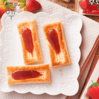 HAITAI Biscuit French Pie Strawberry - Печенье «Французский пирог» со вкусом клубники.
