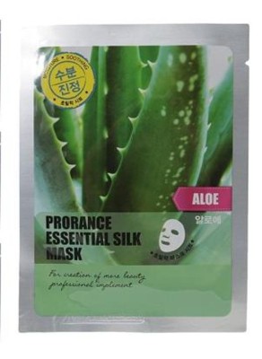 Mask Silk Essential Aloe — Маска для лица шелковая успокаивающая с алоэ вера, 25 мл
