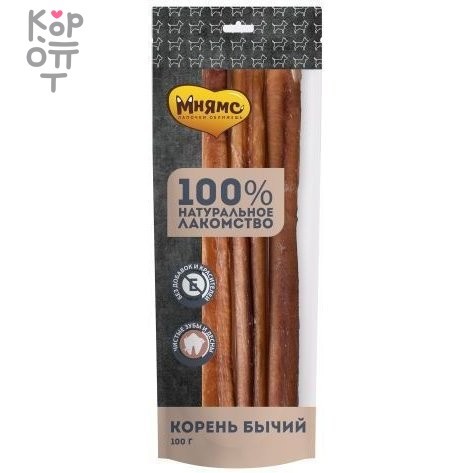 Мнямс лакомство для собак Корень бычий 100г фото 1 &mdash; Корейские товары для всей семьи(КорОпт)
