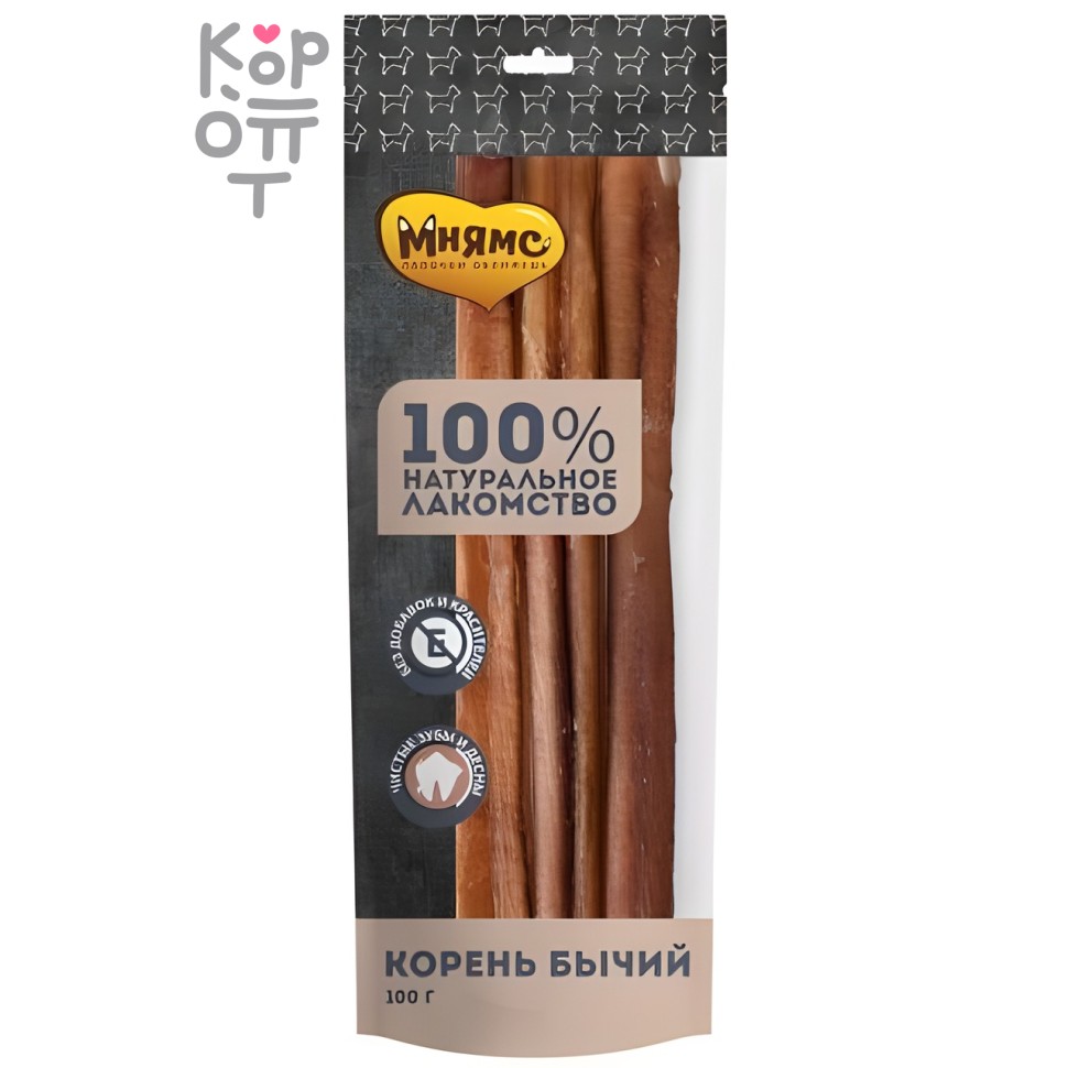 Мнямс лакомство для собак Корень бычий 100г