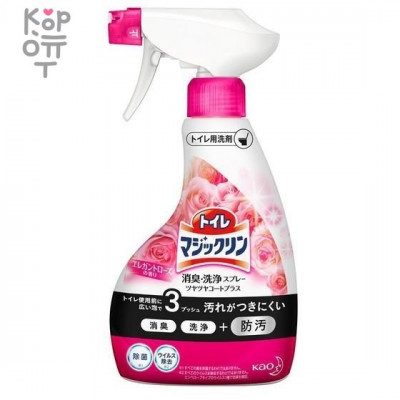 KAO "Magiсclean" Toilet Cleaner - Чистящее и дезодорирующее пенящееся средство для туалета с ароматом розы.