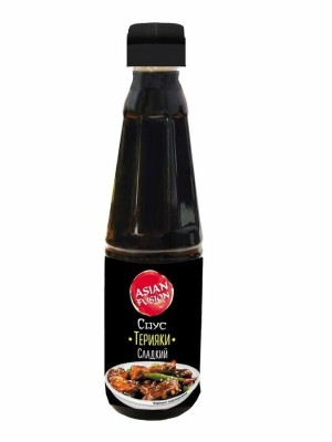 Asian Fusion — Соус ASIANFUSION Премиум Терияки сладкий в ПЭТ-бутылке 250 мл