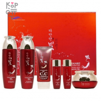 Daandan Premium Red Ginseng 3 Set - Набор средств для питания и ухода с Красным Женьшенем (тонер, эмульсия, крем). 