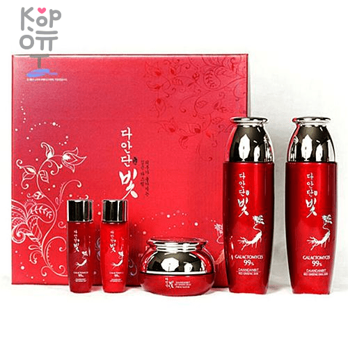Daandan Premium Red Ginseng 3 Set - Набор средств для питания и ухода с Красным Женьшенем (тонер, эмульсия, крем).  Крем Daandan Premium Red Ginseng Set — уходовое средство для регулярного использования; в товаре выделяется: женьшень. В КорОпт можно подобрать свежие приходы азиатской косметики с хорошим остаточным сроком годности и собрать заявку по средствам регулярного ухода.