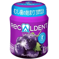 Recaldent Bubble Gum Bottle - Резинка жевательная.