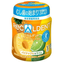 Recaldent Bubble Gum Bottle - Резинка жевательная.