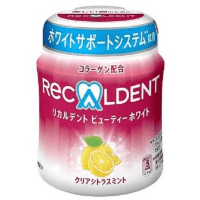 Recaldent Bubble Gum Bottle - Резинка жевательная.