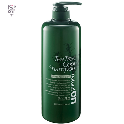 Daeng Gi Meo Ri Natural On Tea Tree Cool Shampoo - Освежающий шампунь с маслом Чайного Дерева 1000мл.