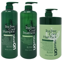 Daeng Gi Meo Ri Natural On Tea Tree Cool Shampoo - Освежающий шампунь с маслом Чайного Дерева 1000мл.