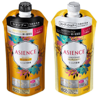 KAO Asience Moisturizing Shampoo - Увлажняющий шампунь для жестких волос с экстрактами граната, меда и алоэ и богатым цветочным ароматом