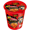 Лапша сублимированная SamYang Hot Chicken Flavor Ramen-2xSpicy, со вкусом курицы, очень острая, стакан, 70гр., купить с доставкой на дом фото 1 — Корейские товары для всей семьи(КорОпт)