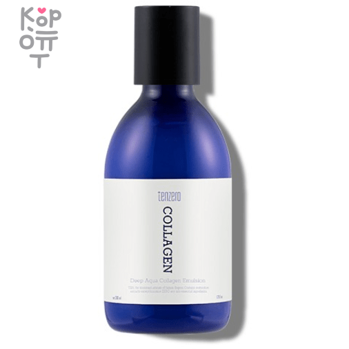 Tenzero Deep Aqua Collagen Essence - Увлажняющая эмульсия для лица, шеи и зоны декольте с Коллагеном 200мл., купить с доставкой на дом фото 1 — Корейские товары для всей семьи(КорОпт)