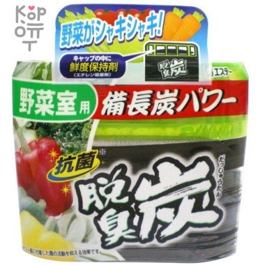 ST &quot;DASHU - TAN&quot; - Желеобразный дезодорант с древесным углем Бинчотан для холодильника (камера для овощей и фруктов) 140гр. — Корейские товары для всей семьи(КорОпт)