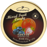 Jinshisheng Bonbons - Карамель леденцовая жестяная банка 168гр.