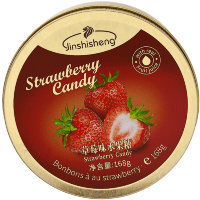Jinshisheng Bonbons - Карамель леденцовая жестяная банка 168гр.