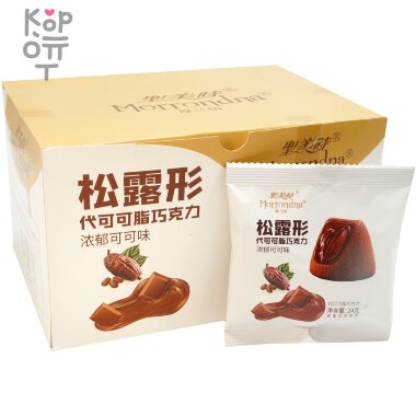 Конфеты шоколадные Morrondna Трюфель cо вкусом Шоколада — Корейские товары для всей семьи(КорОпт)