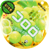 UHA CORORO Fruit Juice Gummy White Grape - Жевательные конфеты, в японском стиле, с фруктовым соком и со вкусом белого Винограда, 52гр. фото 2 &mdash; Корейские товары для всей семьи(КорОпт)