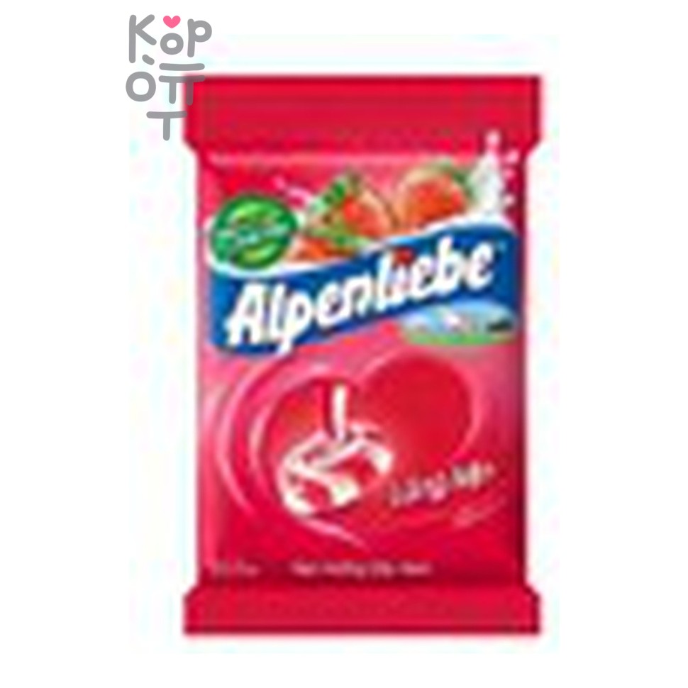 Конфеты Alpenliebe со вкусом клубники, 122,5гр/115,5гр 1*45, шт