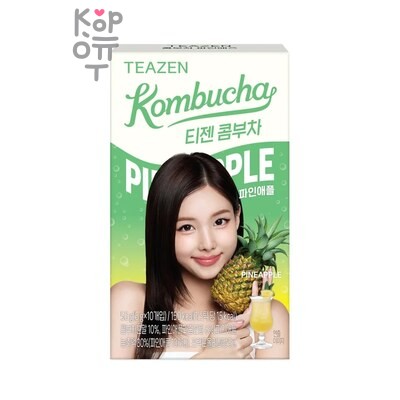Teazen Kombucha Pineapple — Чай (Комбуча), со вкусом Ананаса, 50 г